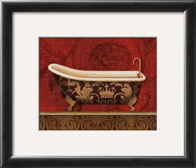 Royal Red Bath Ii by Lisa Audit Pricing Limited Edition Print image
