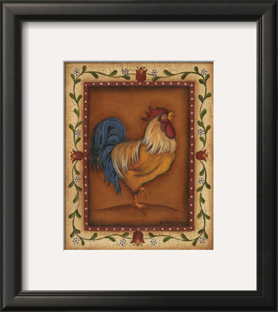 Gold Rooster by Kim Lewis Pricing Limited Edition Print image
