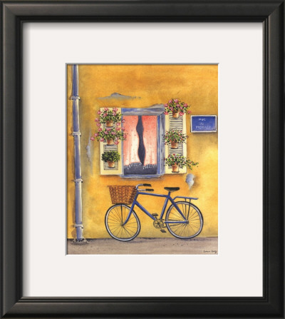 French Bicycle I by Katharine Gracey Pricing Limited Edition Print image