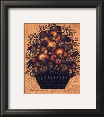 Floral Fruit Basket by Judith Gibson Pricing Limited Edition Print image