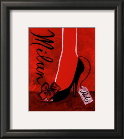 High Heels Milan by Jennifer Matla Pricing Limited Edition Print image