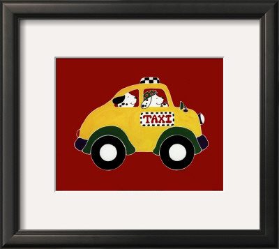 Dogs In Taxi Ii by Shelly Rasche Pricing Limited Edition Print image