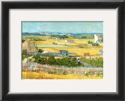 The Reaping At La Crau by Vincent Van Gogh Pricing Limited Edition Print image