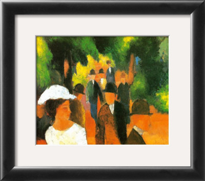 Promenade, C.1913 by Auguste Macke Pricing Limited Edition Print image