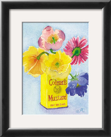 Flowers In A Yellow Can by Robbin Gourley Pricing Limited Edition Print image