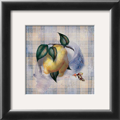 Tartan Fruit, Lemon by Alma Lee Pricing Limited Edition Print image