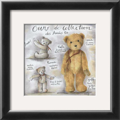 Ours De Collection Des Annees 50 by Joelle Wolff Pricing Limited Edition Print image
