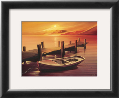 Peaceful Sunset by Leon Wells Pricing Limited Edition Print image