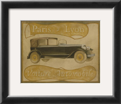Automobile, Paris And Lyon by Lucciano Simone Pricing Limited Edition Print image