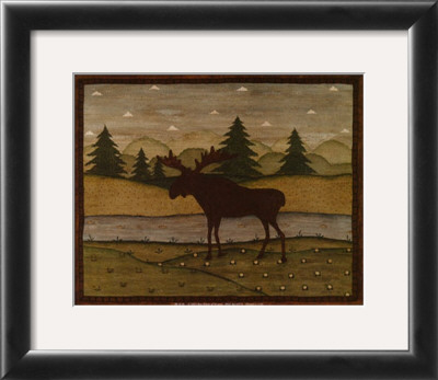 Primitive Moose by Robin Betterley Pricing Limited Edition Print image