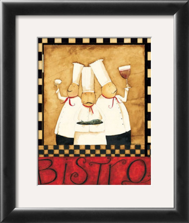 Three Chefs Wine Bistro Ii by Dan Dipaolo Pricing Limited Edition Print image