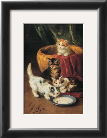 The Milk Dish by Alfred Brunel De Neuville Pricing Limited Edition Print image
