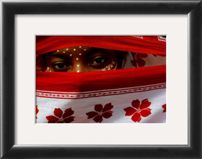 Woman Wearing A Chiromani, The Comores by Guenet Pricing Limited Edition Print image