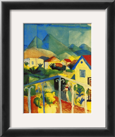 St. Germain Bei Tunis by Auguste Macke Pricing Limited Edition Print image