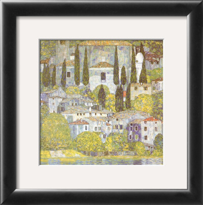 Church At Cassone Sul Garda by Gustav Klimt Pricing Limited Edition Print image