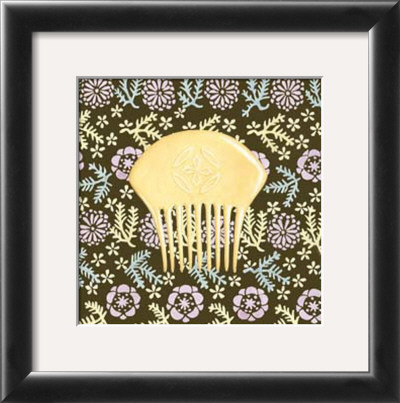 Japanese Comb On Chocolate Ii by Megan Meagher Pricing Limited Edition Print image