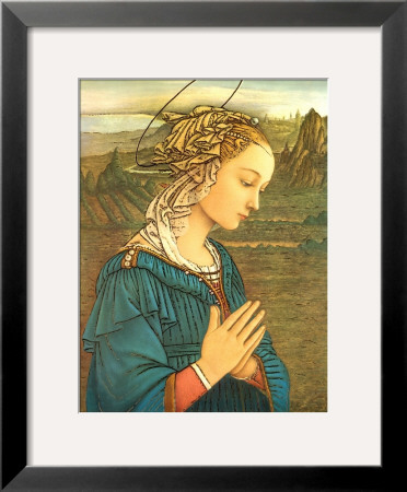 Virgin In Adoration (Detail) by Filippino Lippi Pricing Limited Edition Print image
