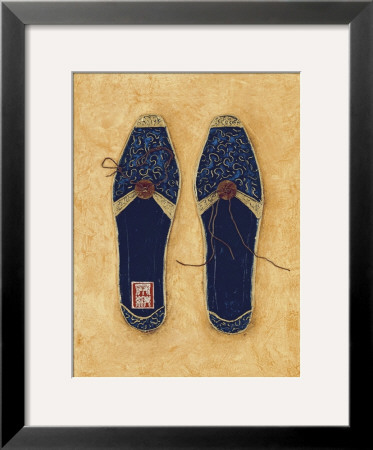 Blue Slippers by Diana Thiry Pricing Limited Edition Print image