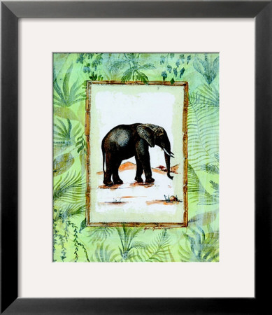 Jungle Elephant by Marie Frederique Pricing Limited Edition Print image