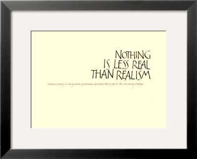 Nothing Is Less Real Than Realism by Georgia O'keeffe Pricing Limited Edition Print image