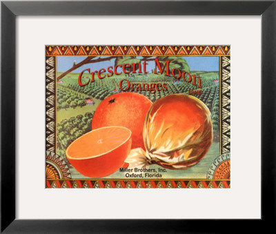 Crescent Moon Oranges by Miles Graff Pricing Limited Edition Print image