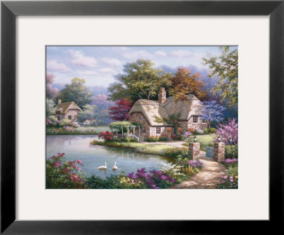 Swan Cottage I by Sung Kim Pricing Limited Edition Print image