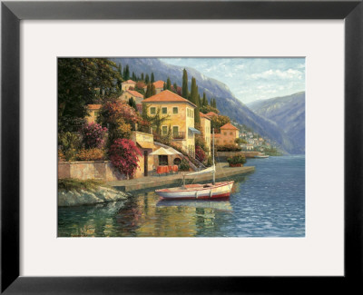 Lake Como Blossom by Haixia Liu Pricing Limited Edition Print image