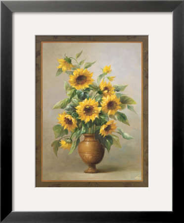 Sunflowers In Bronze I by Welby Pricing Limited Edition Print image