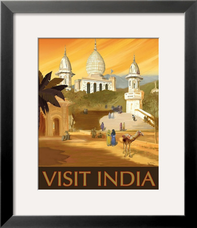 Visit India by Kem Mcnair Pricing Limited Edition Print image