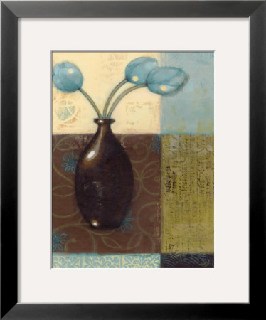 Ebony Vase With Blue Tulips Ii by Norman Wyatt Jr. Pricing Limited Edition Print image