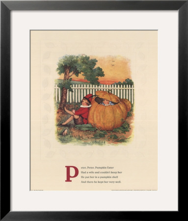 Peter, Peter Pumpkin Eater by Mary Lafetra Russell Pricing Limited Edition Print image