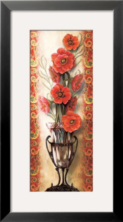 Paisley Poppy by Alma Lee Pricing Limited Edition Print image