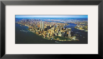 Aerial View Of Manhattan by Steven Hans Lindner Pricing Limited Edition Print image