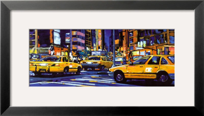 Yellow Cabs, New York City by Roy Avis Pricing Limited Edition Print image