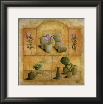 Lavande Et Topiaires I by Veronique Didier-Laurent Pricing Limited Edition Print image