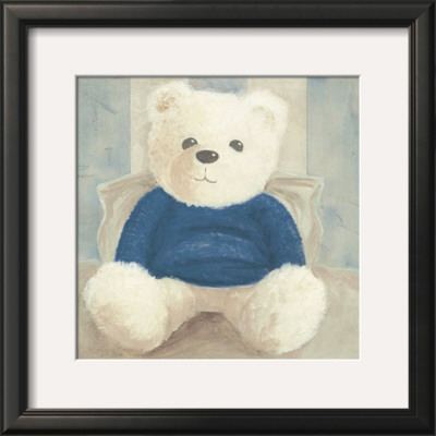 White Bear With Blue Sweater by Catherine Becquer Pricing Limited Edition Print image