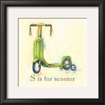 S Is For Scooter by Catherine Richards Pricing Limited Edition Print image