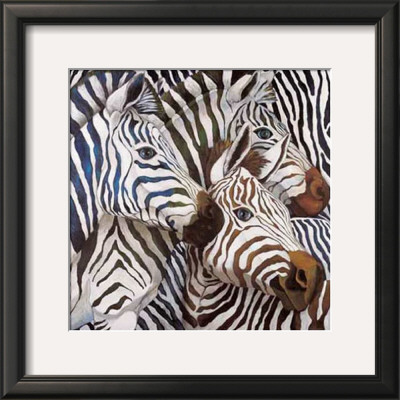 Zebra's Kiss by Lisa Benoudiz Pricing Limited Edition Print image