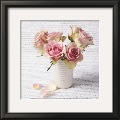 Roses And Writing by Louis Gaillard Pricing Limited Edition Print image