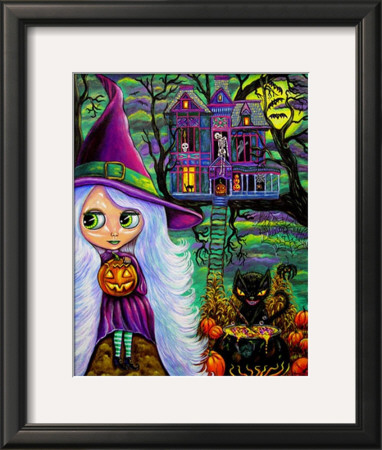 The Haunted Tree House by Blonde Blythe Pricing Limited Edition Print image