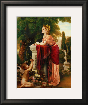 Psyche In Cupid's Garden by Howard David Johnson Pricing Limited Edition Print image