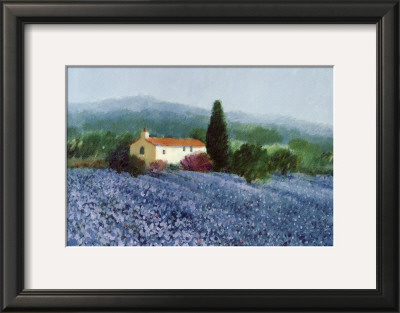 Flax Field, Provence by Hazel Barker Pricing Limited Edition Print image