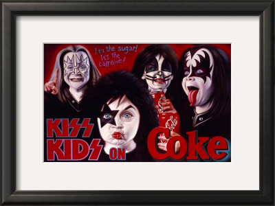 Kiss Kids On Coke by Ron English Pricing Limited Edition Print image