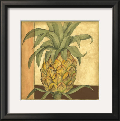 Golden Pineapple Ii by Jennifer Goldberger Pricing Limited Edition Print image