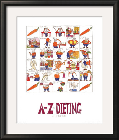 A-Z Of Dieting by Nicola Streeten Pricing Limited Edition Print image