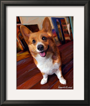 Corgi Get Low by Robert Mcclintock Pricing Limited Edition Print image