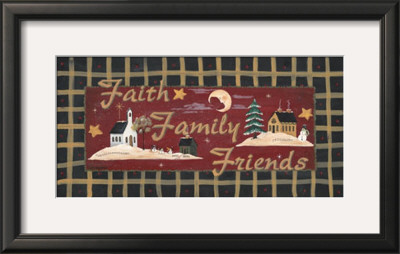 Faith, Family, Friends by Jo Moulton Pricing Limited Edition Print image