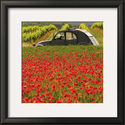 La 2 Cv Aux Coquelicots by Julien Lautier Pricing Limited Edition Print image