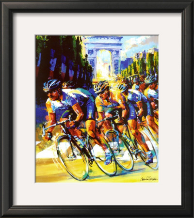 Victory On The Champs-Elysees by Malcolm Farley Pricing Limited Edition Print image