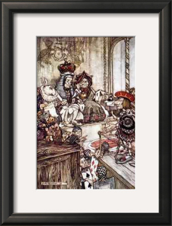 Knave Of Hearts In The Queen Of Hearts' Court by Arthur Rackham Pricing Limited Edition Print image